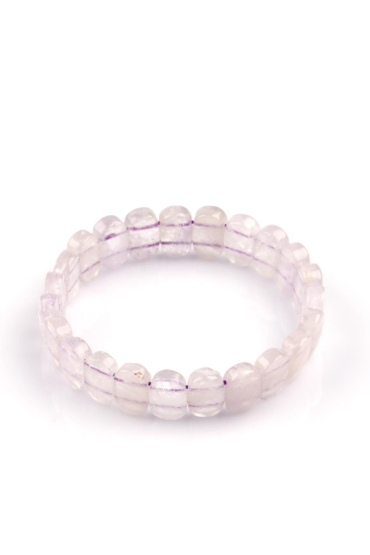 Ametrin Doğal Taş Bileklik 9 x 14 mm Özel Kesim