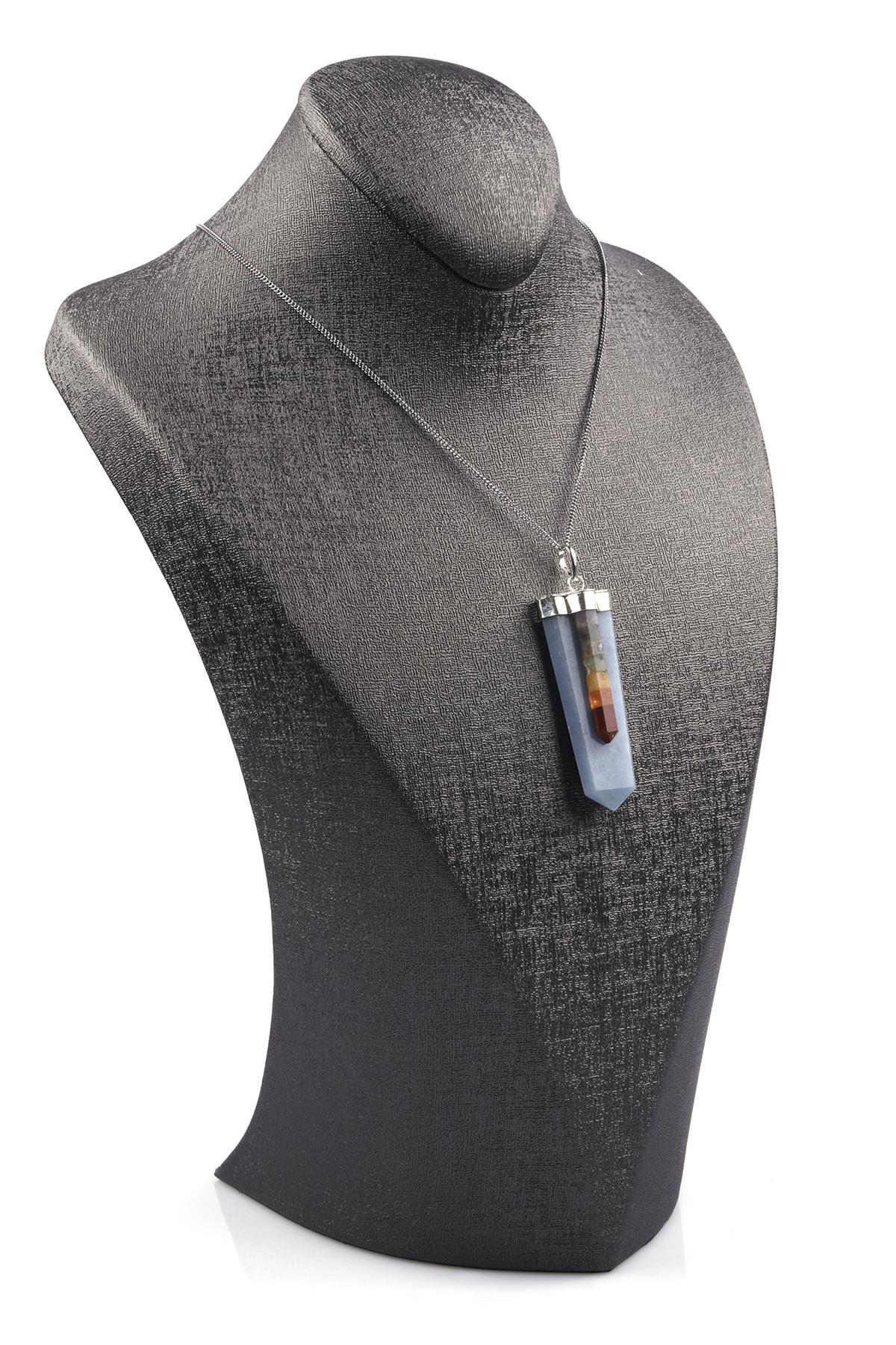 Anjelit - Çakra Doğal Taş Kolye 