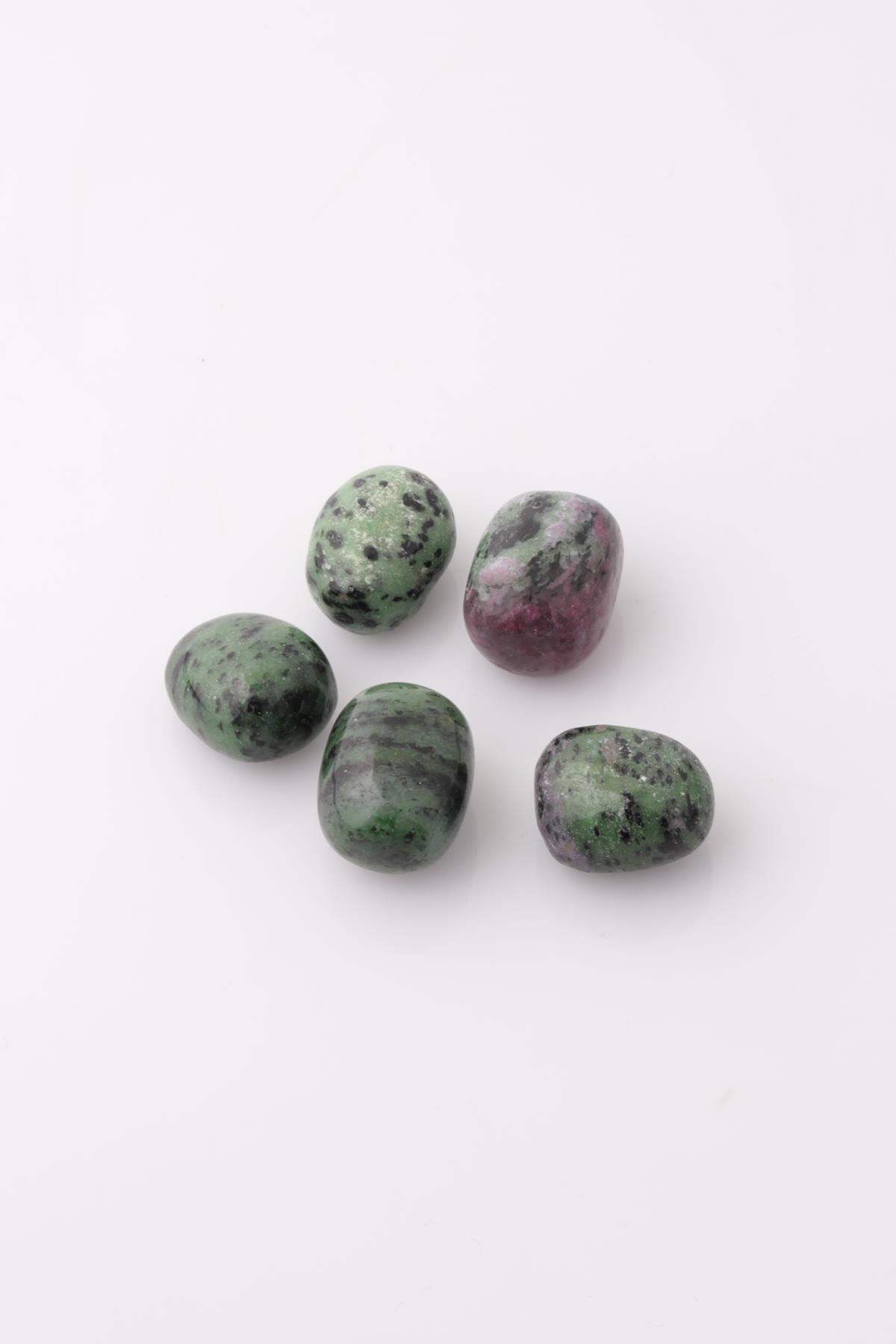 Anyolit Doğal Taş Tamburlanmış Parça - Tımbıl