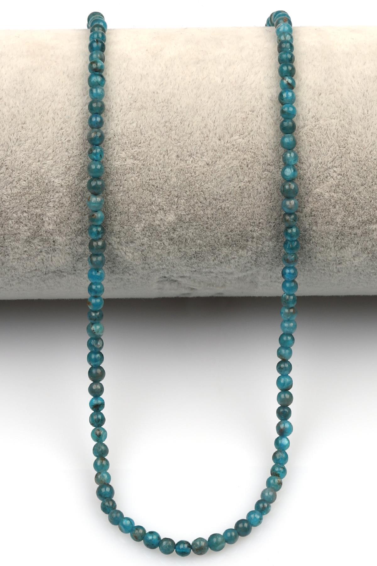 Apatit Doğal Taş Dizi 3 mm Küre Kesim