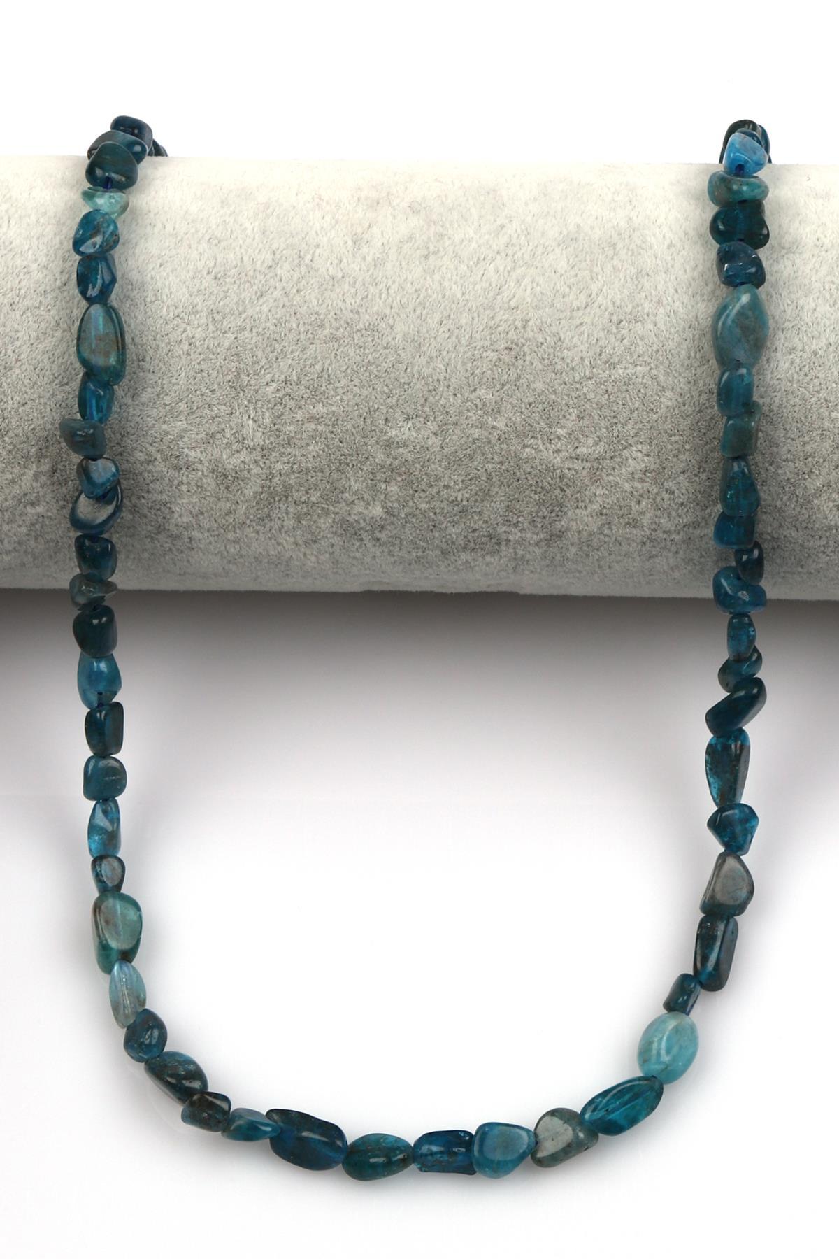 Apatit Doğal Taş Dizi 6 x 7 mm Mercimek Kesim