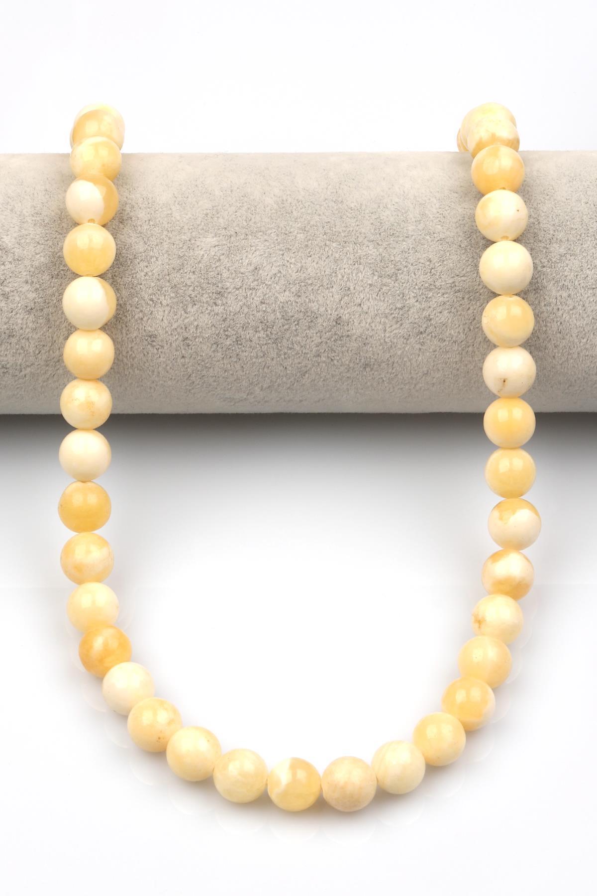 Aragonit Doğaltaş Dizi 10 mm Küre Kesim