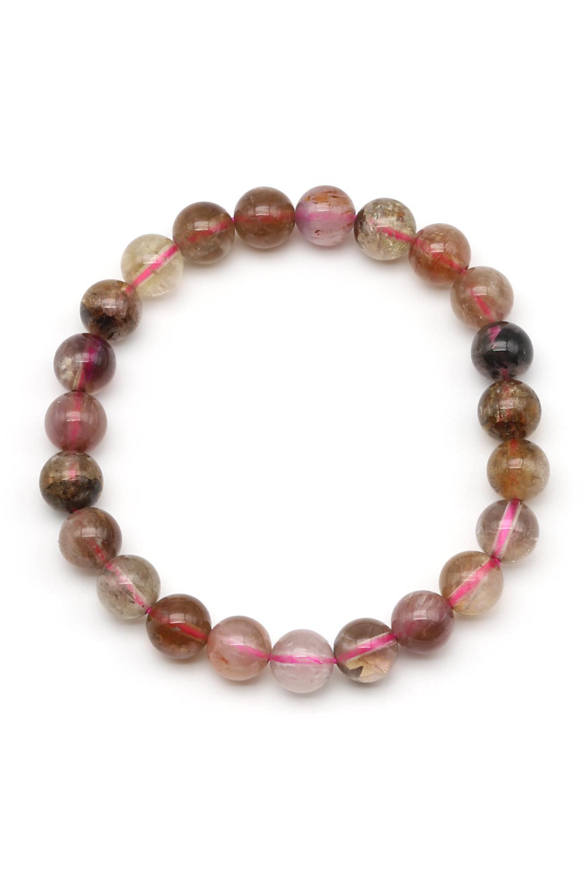 Aurelite Doğal Taş Bileklik 8 mm Küre Kesim