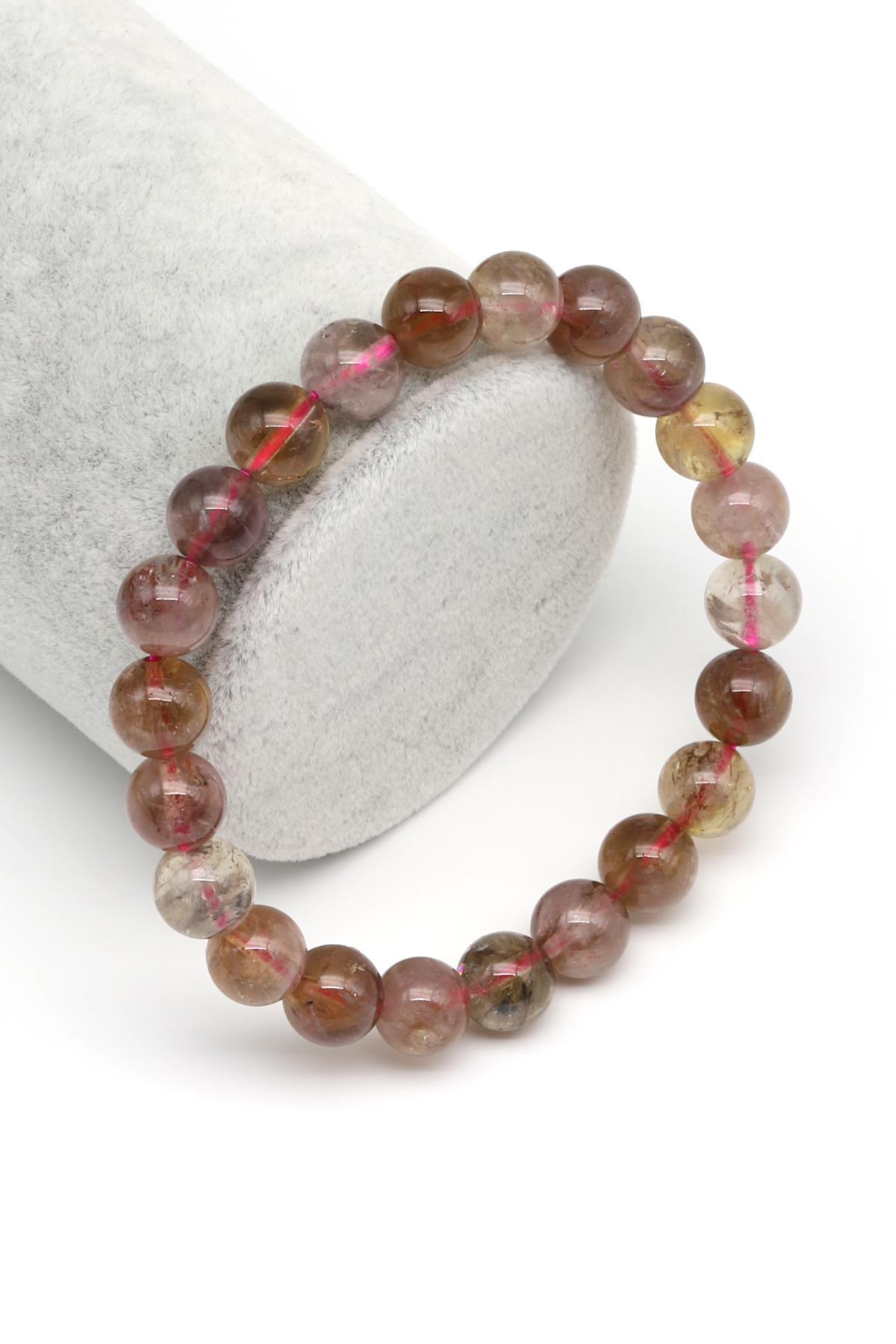 Aurelite Doğal Taş Bileklik 8 mm Küre Kesim