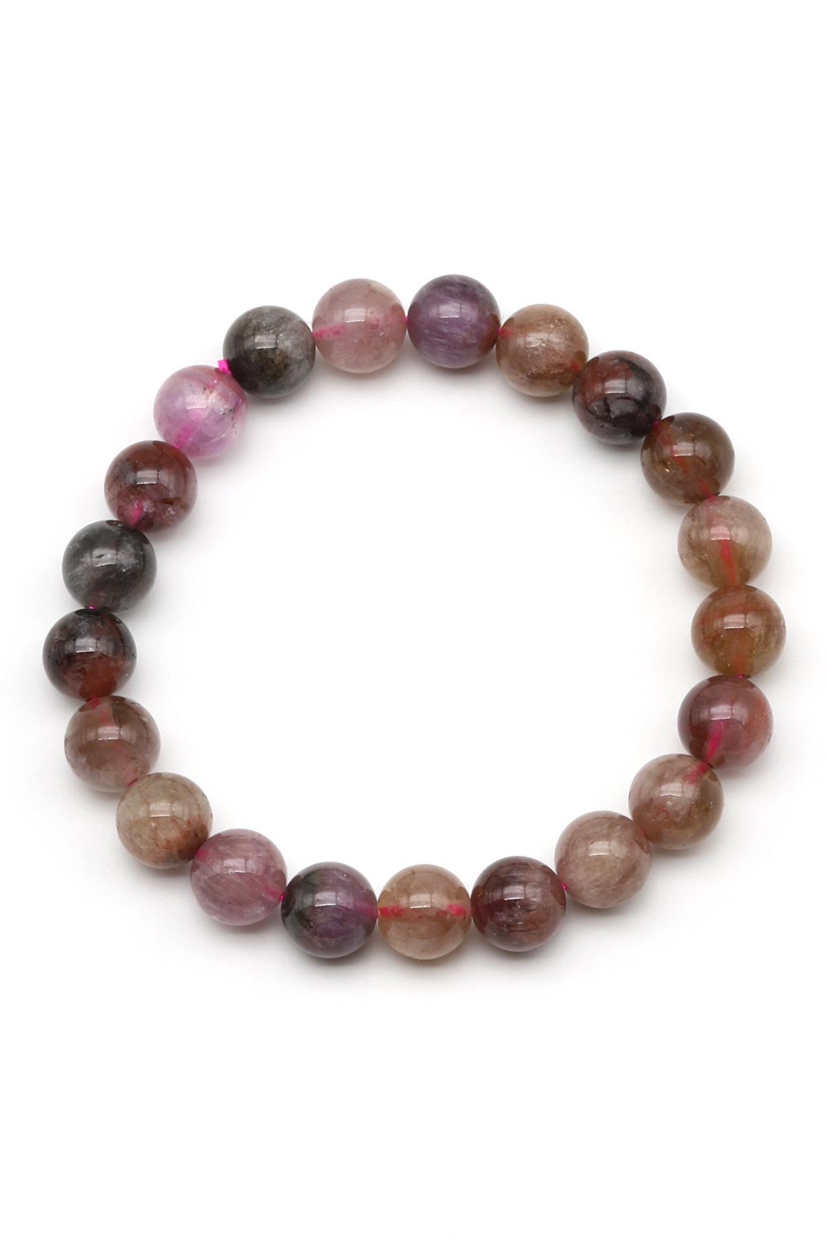 Aurelite Doğal Taş Bileklik 9 mm Küre Kesim