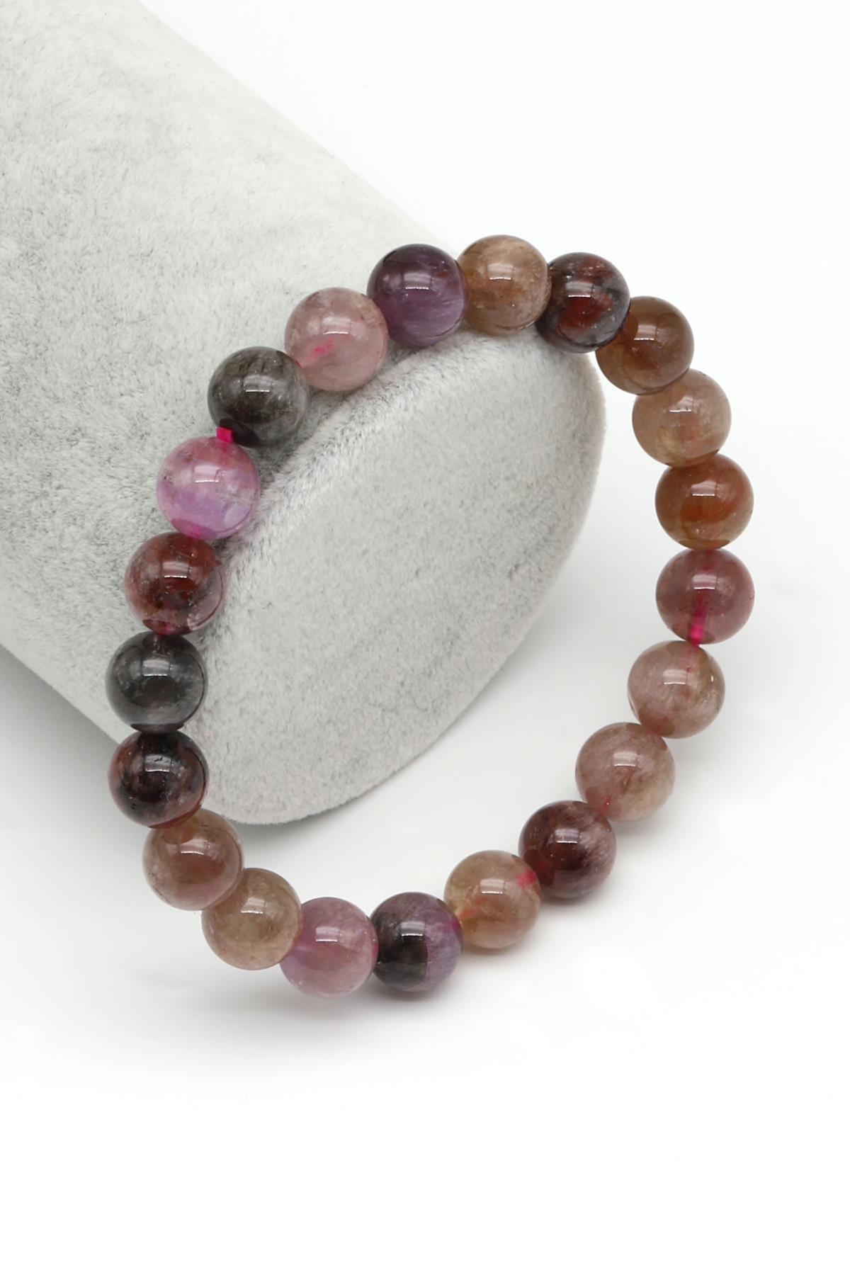 Aurelite Doğal Taş Bileklik 9 mm Küre Kesim