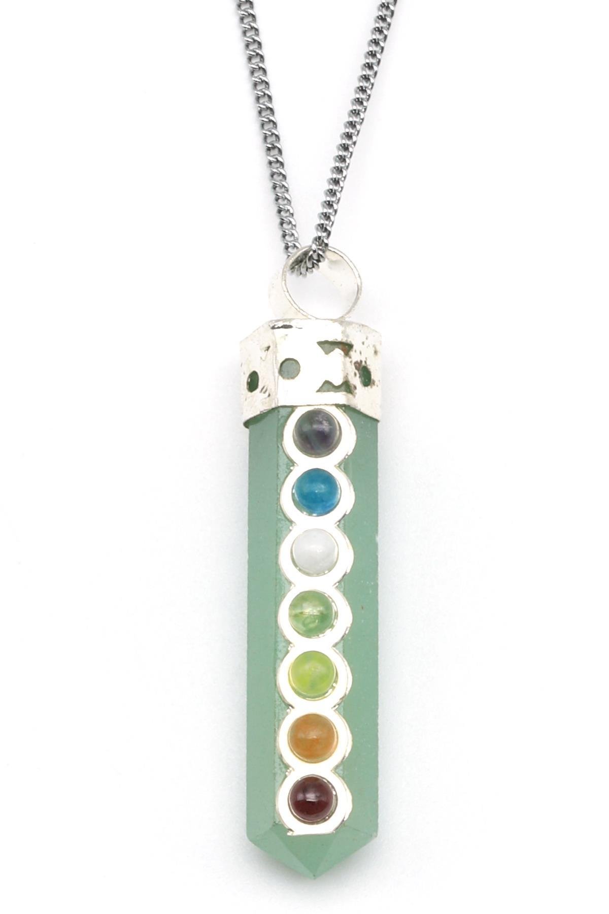 Aventurin - Çakra Doğal Taş Kolye