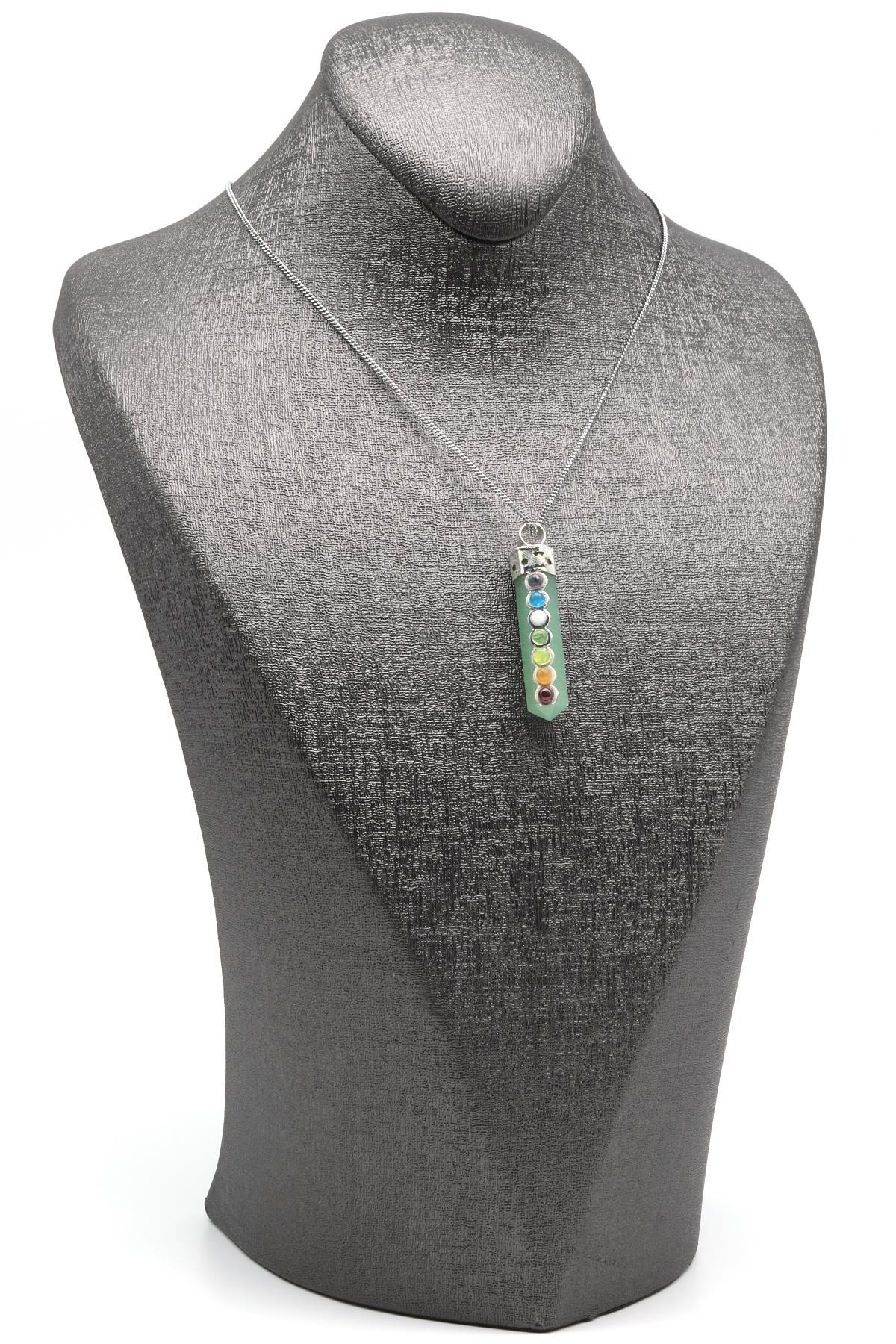 Aventurin - Çakra Doğal Taş Kolye