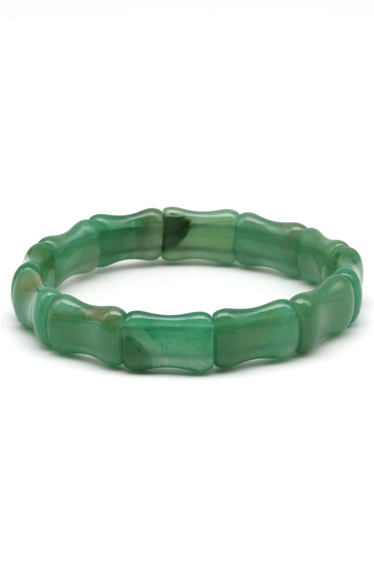 Aventurin Doğal Taş Bileklik 10 x 18 mm Özel Kesim