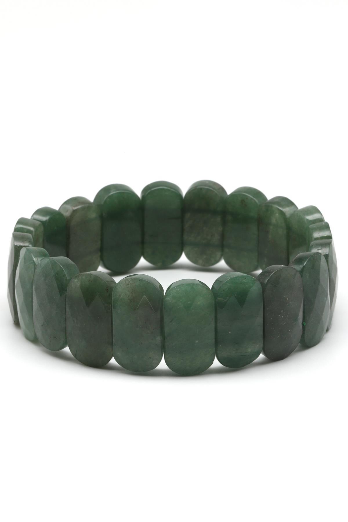 Aventurin Doğal Taş Bileklik 10 x 20 mm Özel Kesim