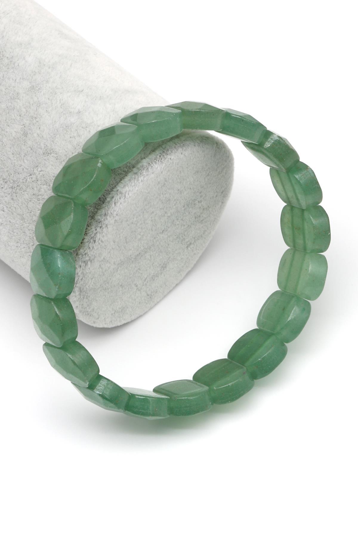 Aventurin Doğal Taş Bileklik 11 x 15 mm Özel Kesim