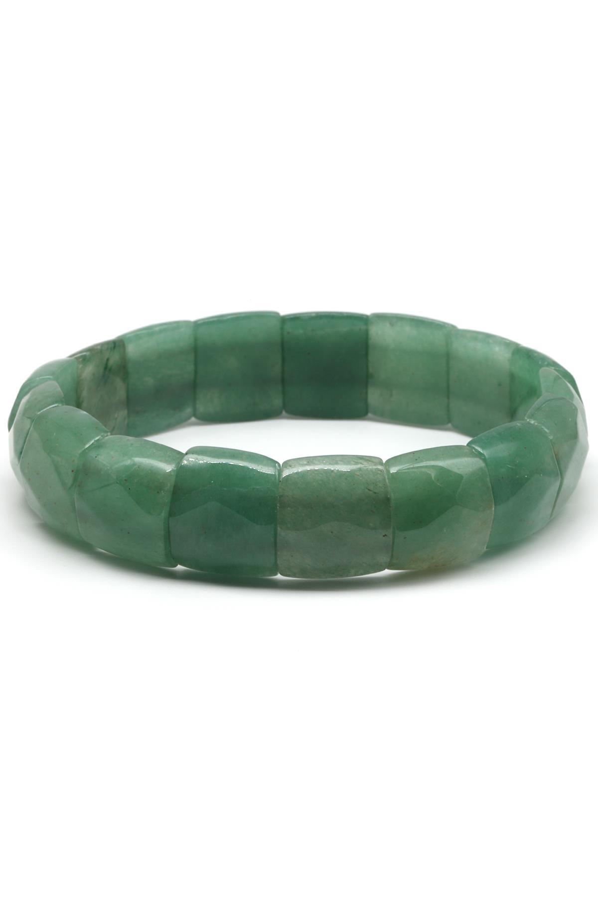 Aventurin Doğal Taş Bileklik 12 x 14 mm Özel Kesim