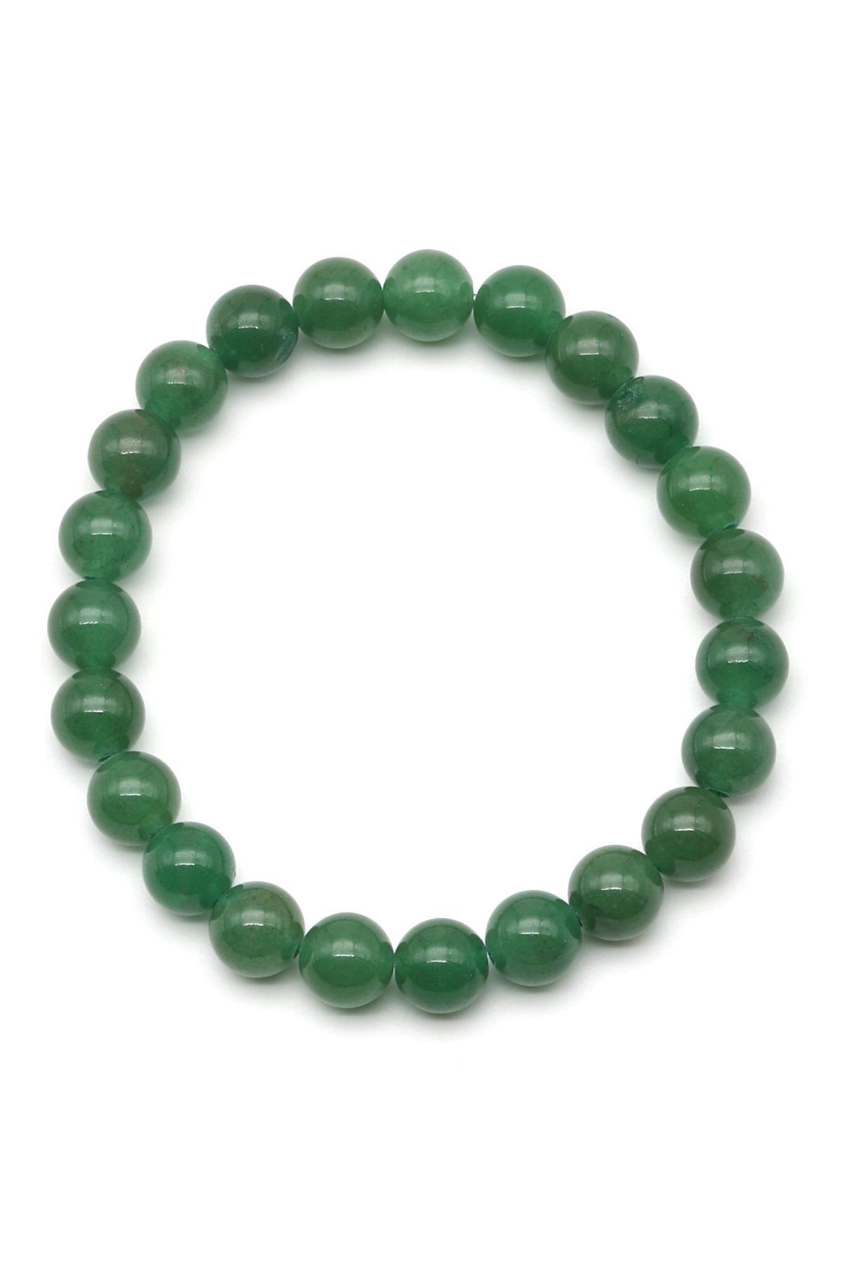 Aventurin Doğal Taş Bileklik 8 mm Küre Kesim