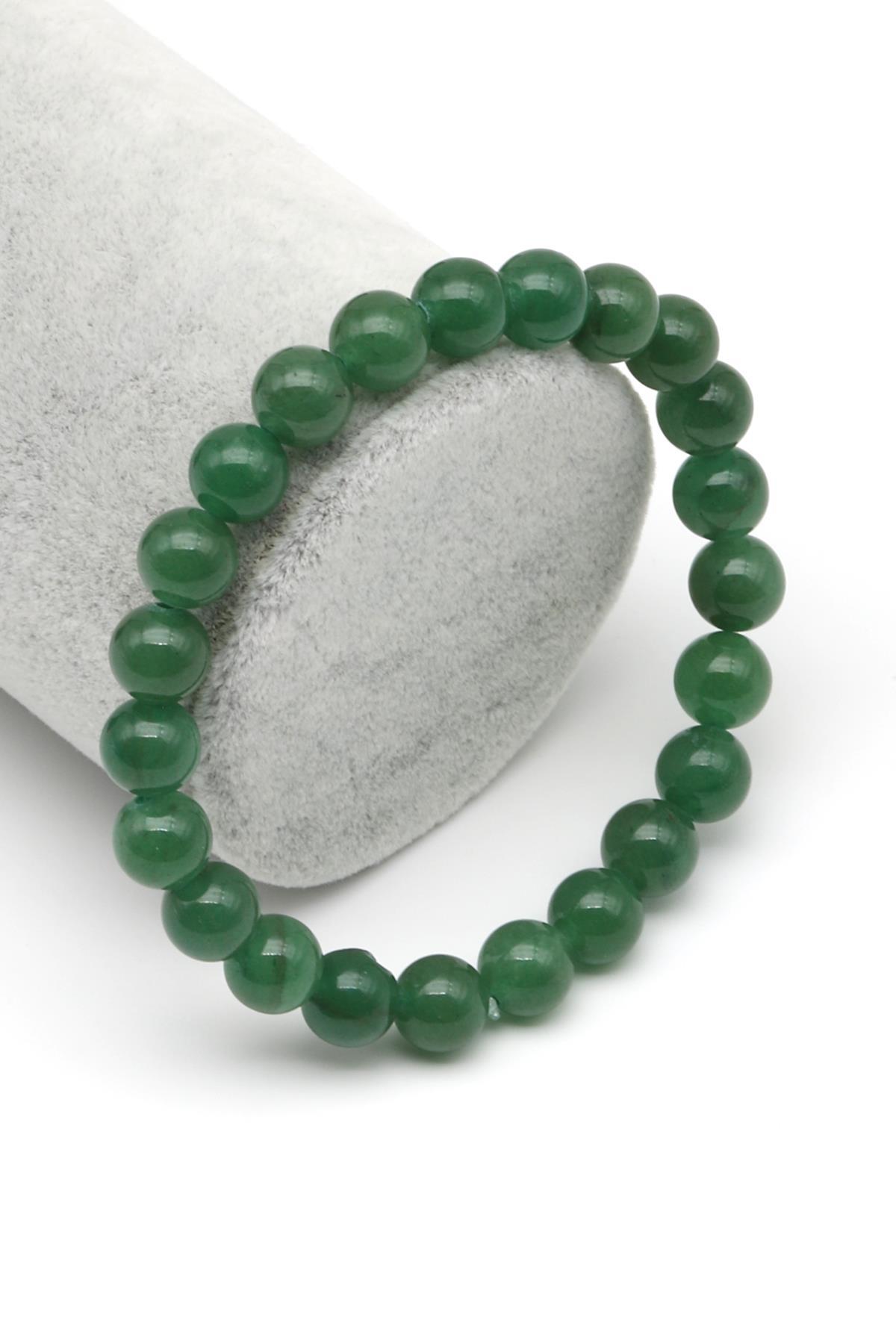 Aventurin Doğal Taş Bileklik 8 mm Küre Kesim