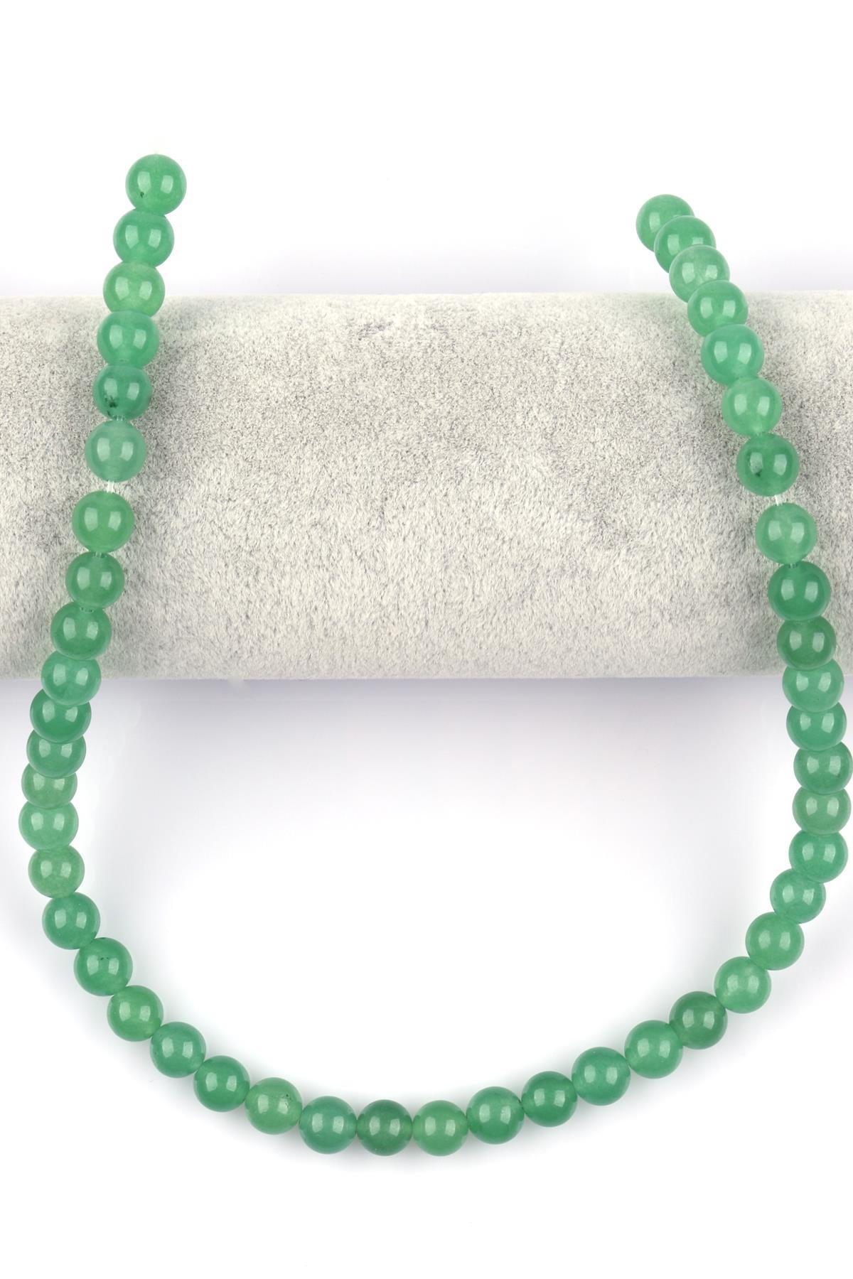 Aventurin Doğal Taş Dizi 8 mm Küre Kesim