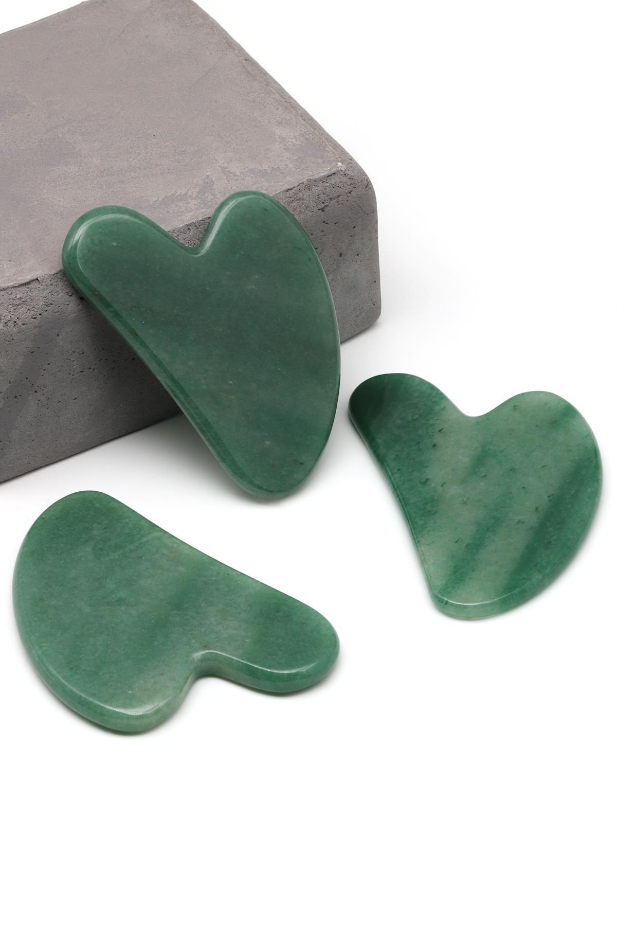 Aventurin Doğal Taş Masaj Taşı