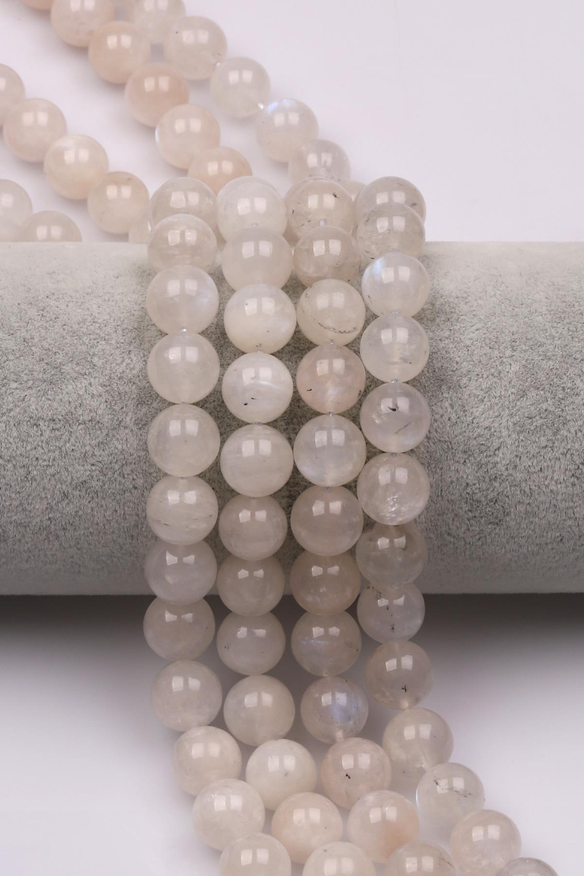 Ay Taşı (AA Kalite) Doğaltaş Dizi 10 mm Küre Kesim