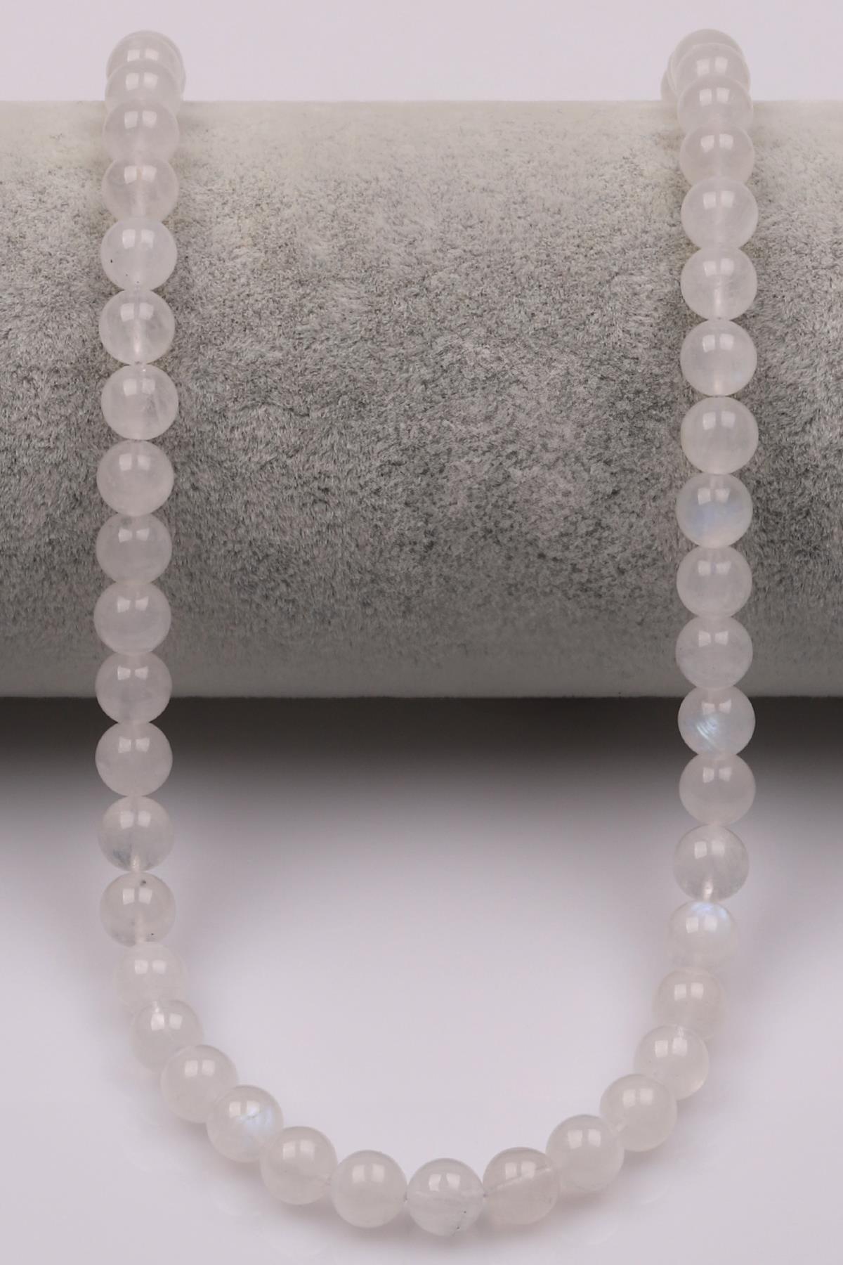 Ay Taşı (AA Kalite) Doğaltaş Dizi 6 mm Küre Kesim