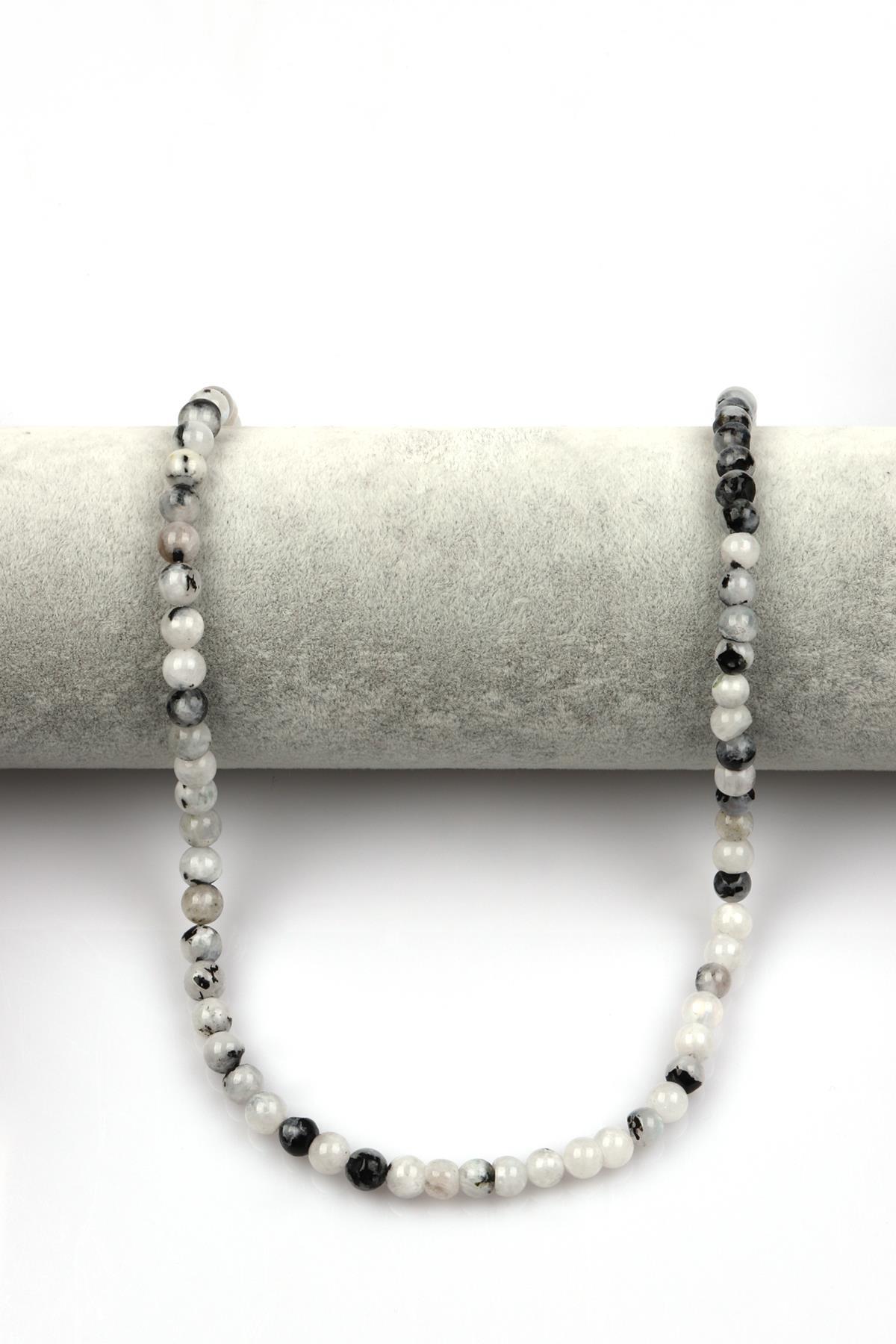 Ay Taşı ( AB Kalite ) Doğal Taş Dizi 6 mm Küre Kesim