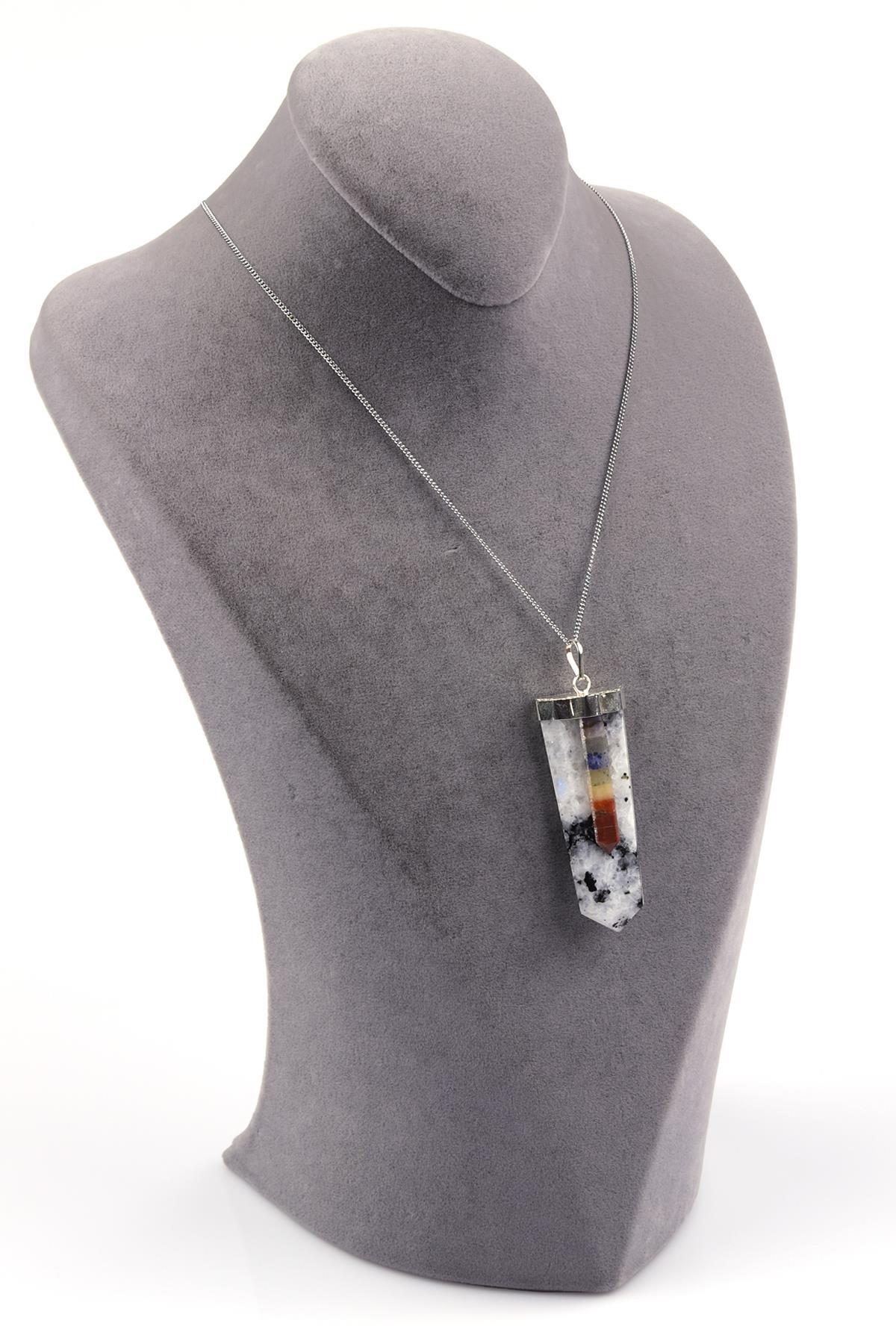 Ay Taşı - Çakra Doğal Taş Kolye