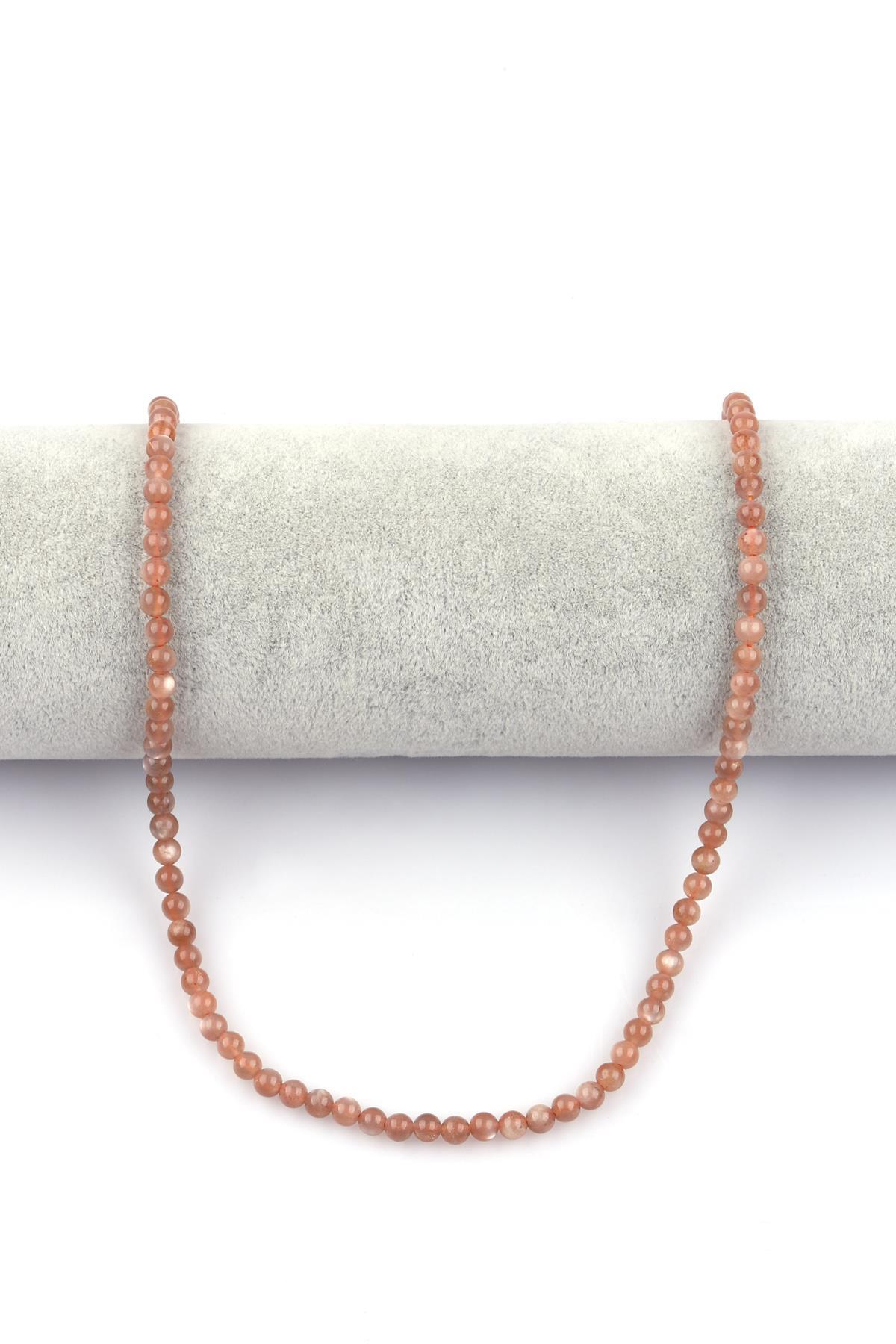 Ay Taşı Doğal Taş Dizi 4 mm Küre Kesim