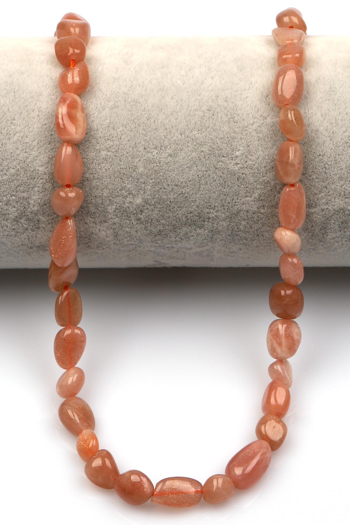 Ay Taşı Doğal Taş Dizi 6 x 8 mm Mercimek Kesim