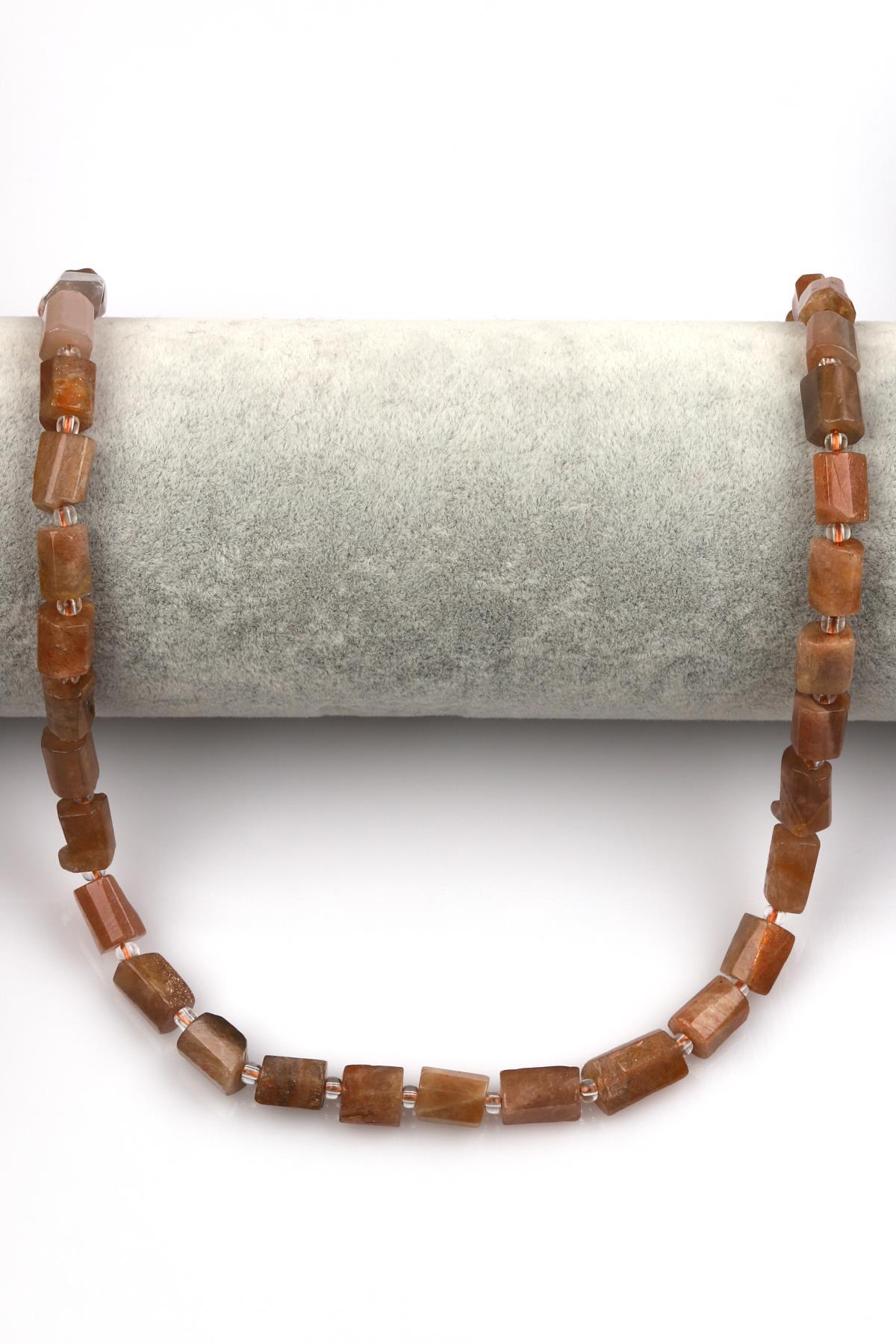 Ay Taşı Doğal Taş Dizi 7 x 12 mm Boru Kesim