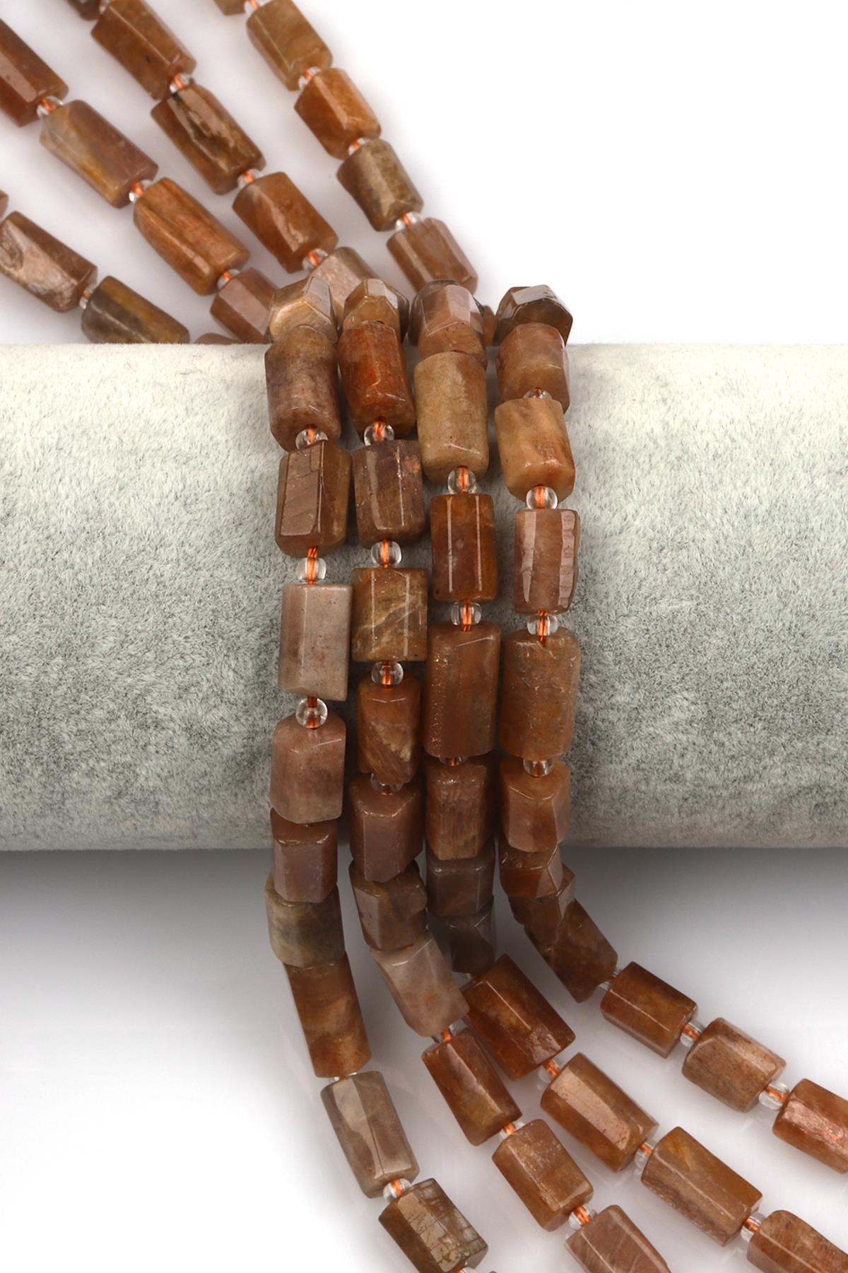 Ay Taşı Doğal Taş Dizi 7 x 12 mm Boru Kesim