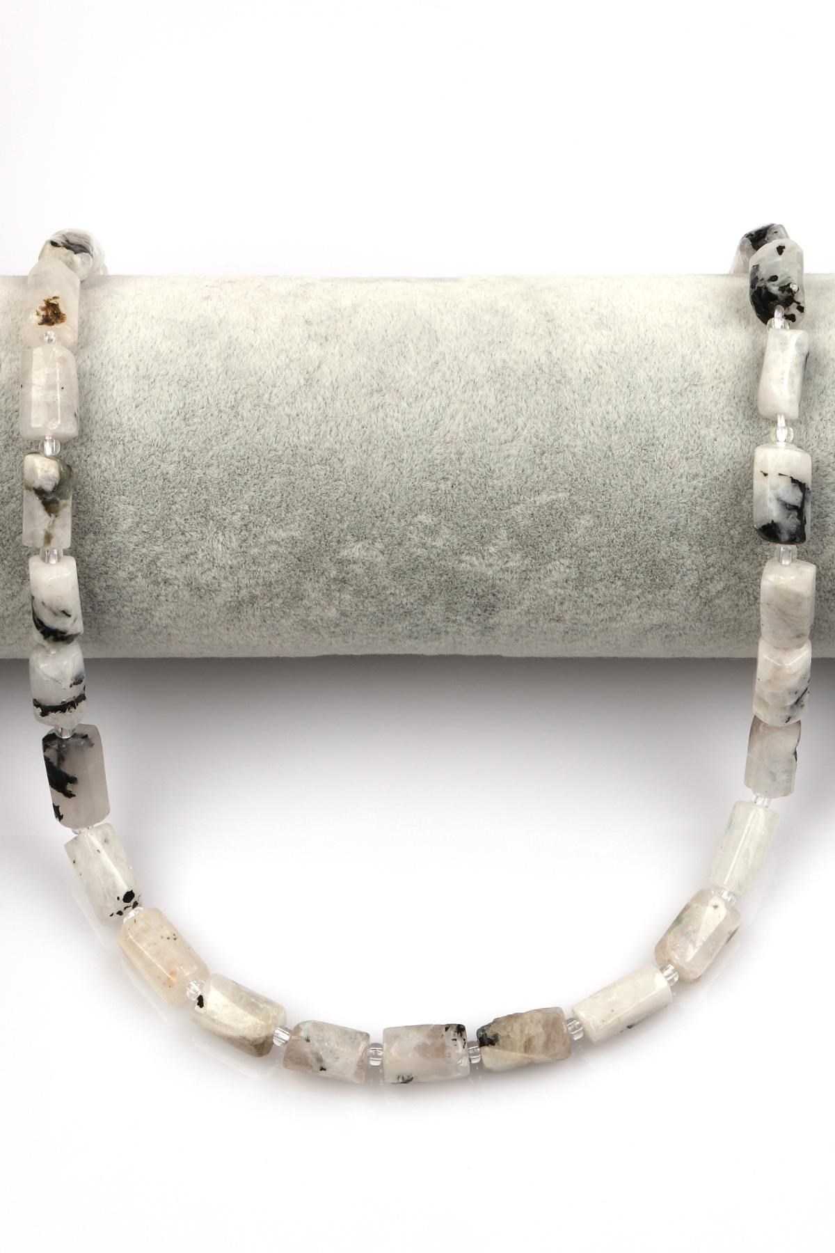 Ay Taşı Doğal Taş Dizi 7 x 12 mm Boru Kesim