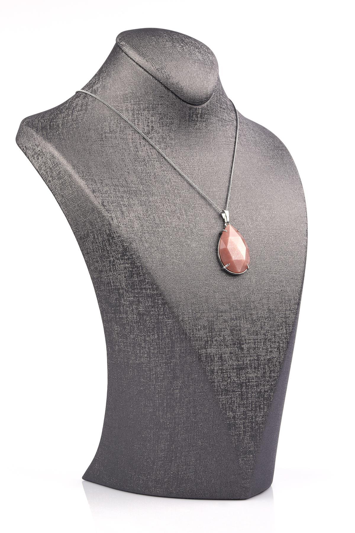 Ay Taşı Doğal Taş Kolye 