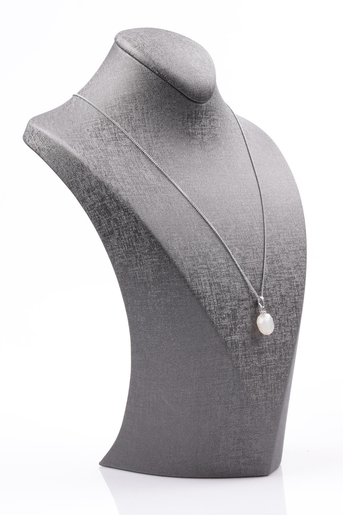 Ay Taşı Doğal Taş Kolye