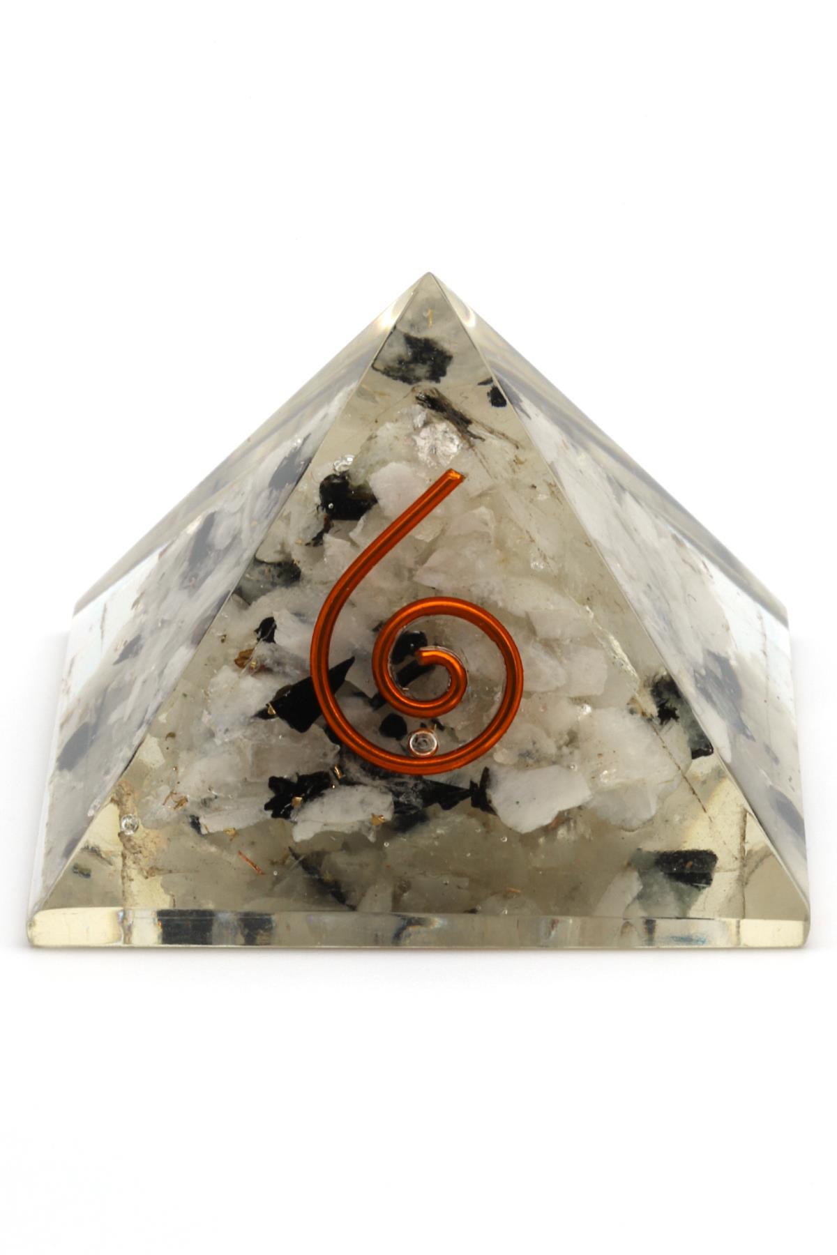 Ay Taşı Taşından Orgonit Piramit