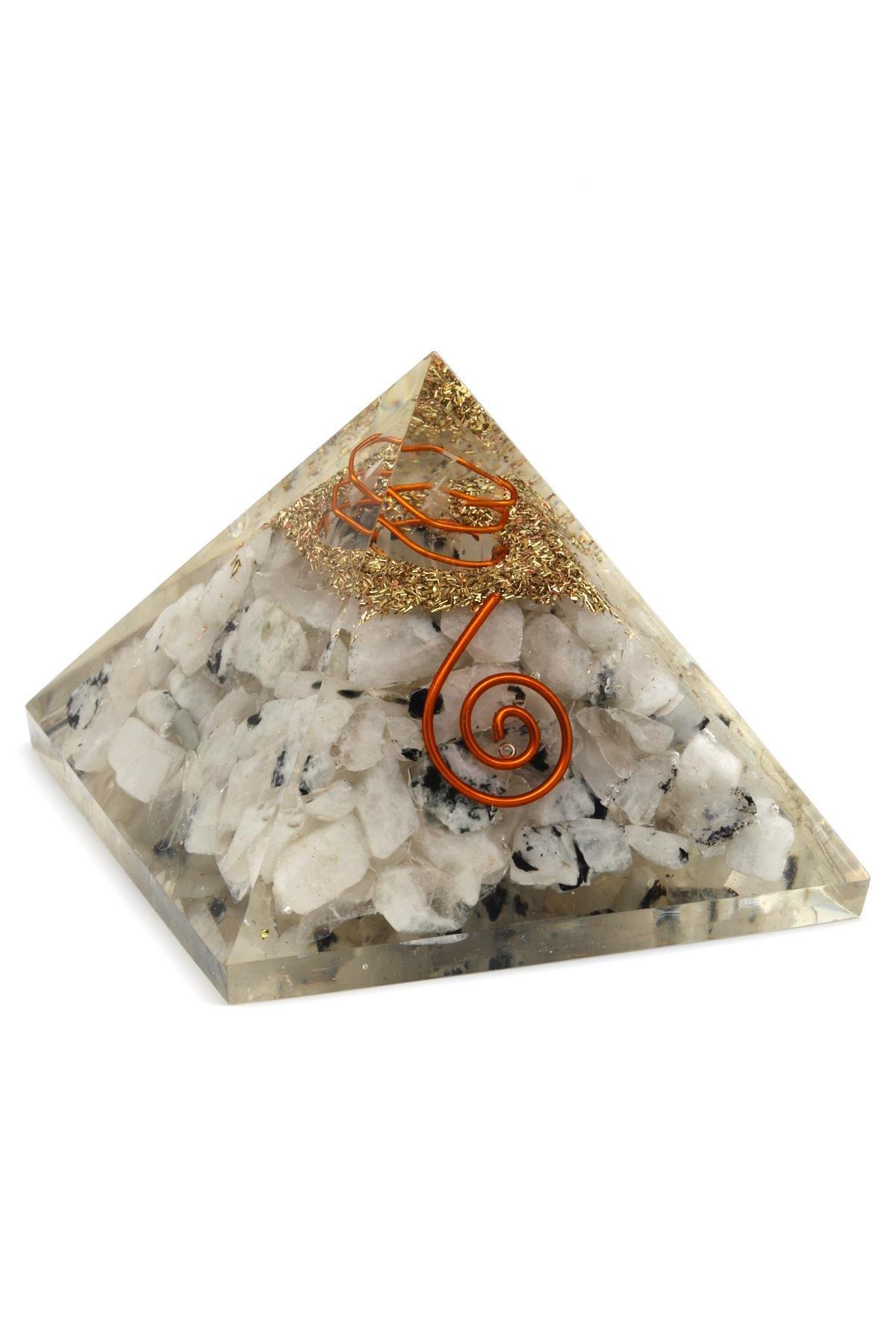 Ay Taşı Taşından Orgonit Piramit