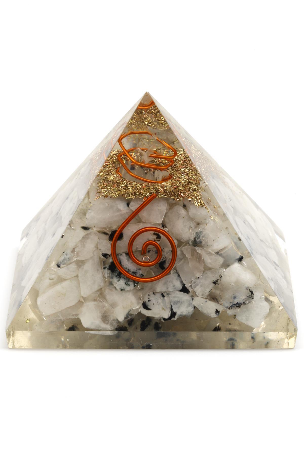 Ay Taşı Taşından Orgonit Piramit