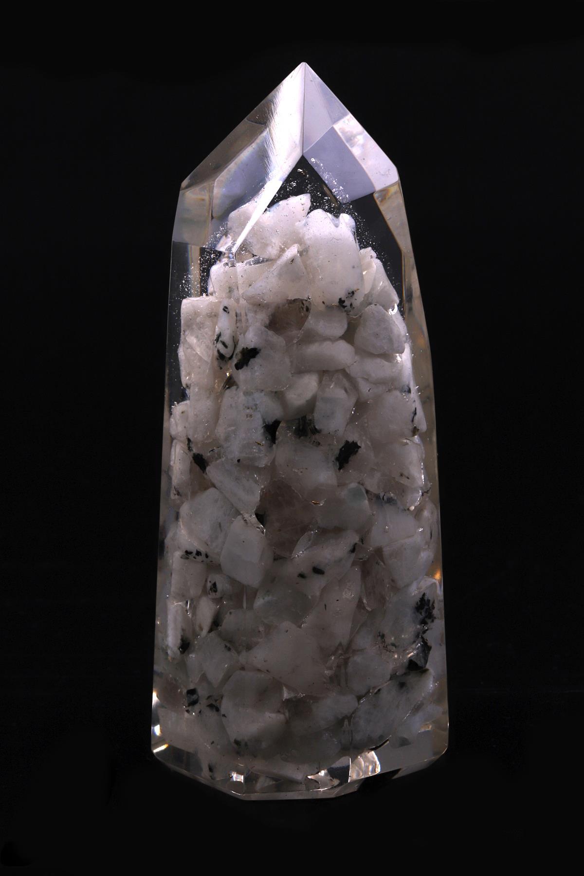 Ay Taşı Taşından Orgonit Piramit