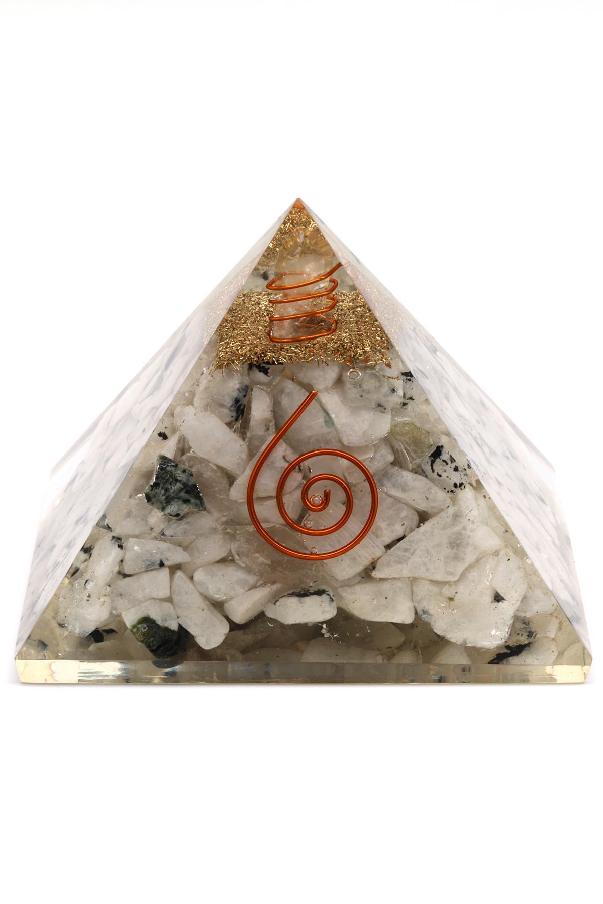 Ay Taşı Taşından Orgonit Piramit