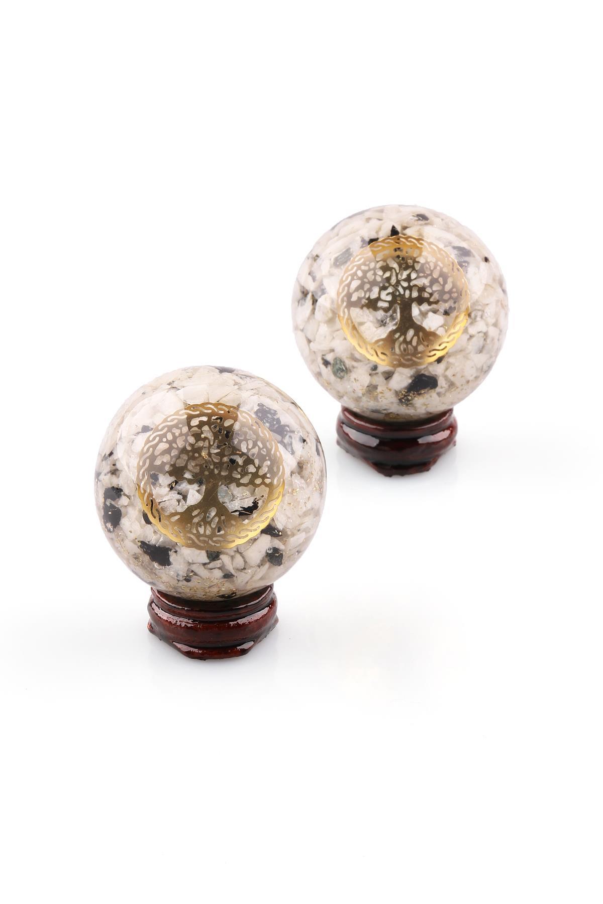 Ay Taşından Orgonit Küre