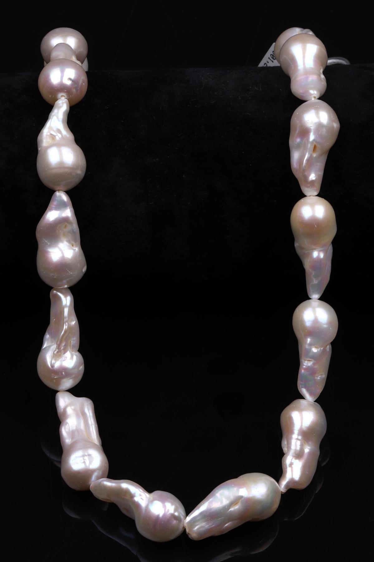 Barok İnci Doğal Taş Dizi 10 x 21 mm Şekilsiz Kesim