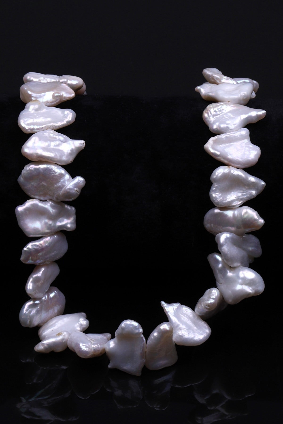 Barok İnci Doğal Taş Dizi 12 x 18 mm Özel Kesim - DZ-1415