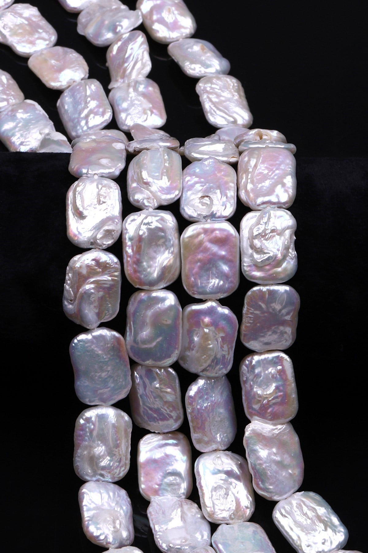 Barok İnci Doğal Taş Dizi 13 x 18 mm Özel Kesim - DZ-1411