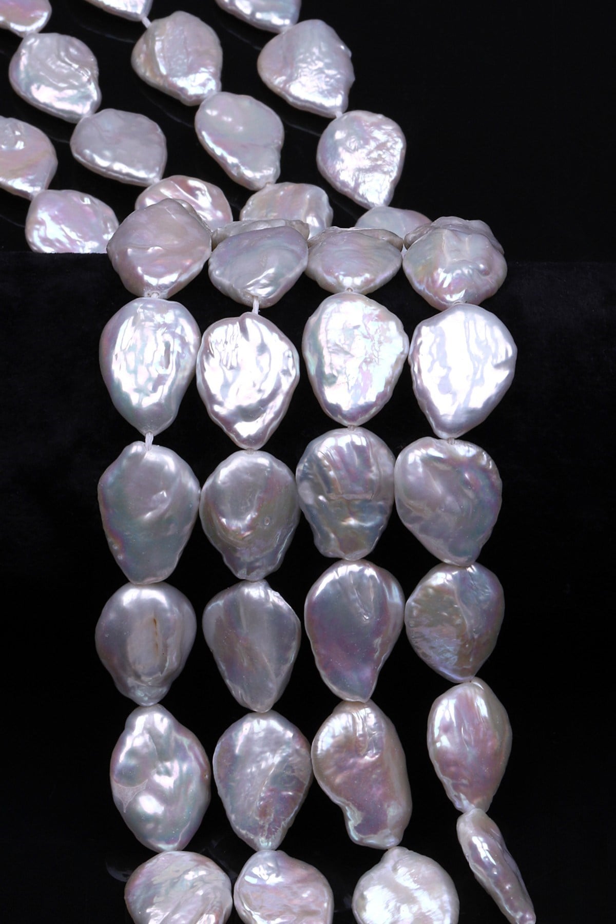 Barok İnci Doğal Taş Dizi 14 x 21 mm Özel Kesim - DZ-1412