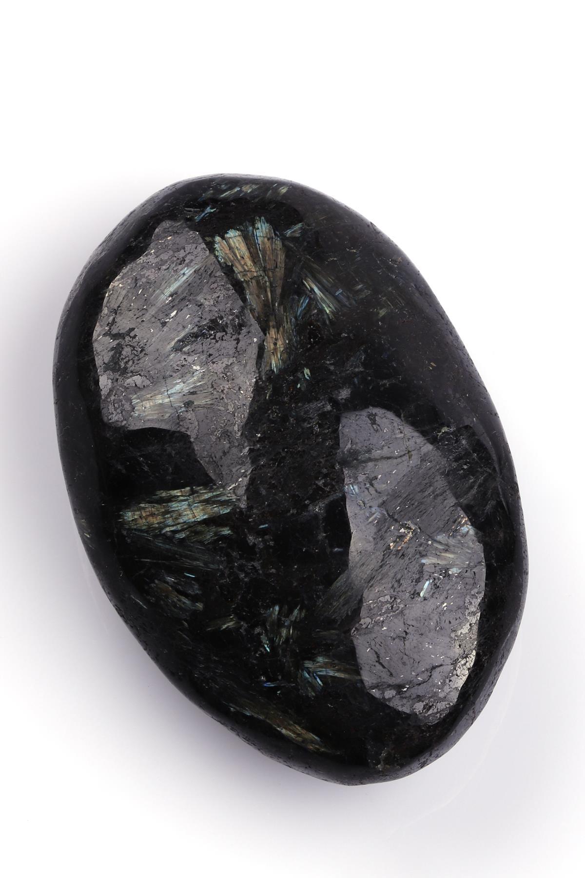 Biotite Doğal Taş Oval Parça