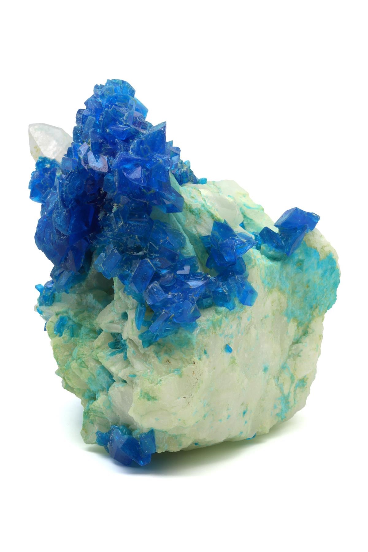 Blue Vitriol Doğal Taş Ham Parça - 821 Gr.