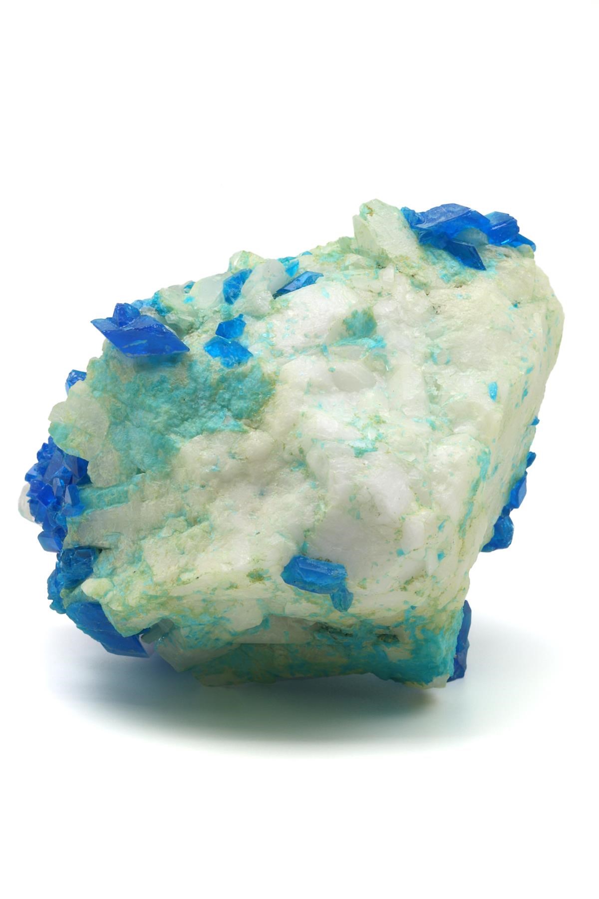 Blue Vitriol Doğal Taş Ham Parça - 821 Gr.