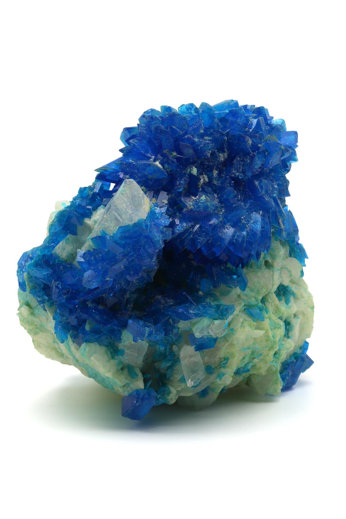 Blue Vitriol Doğal Taş Ham Parça - 821 Gr.
