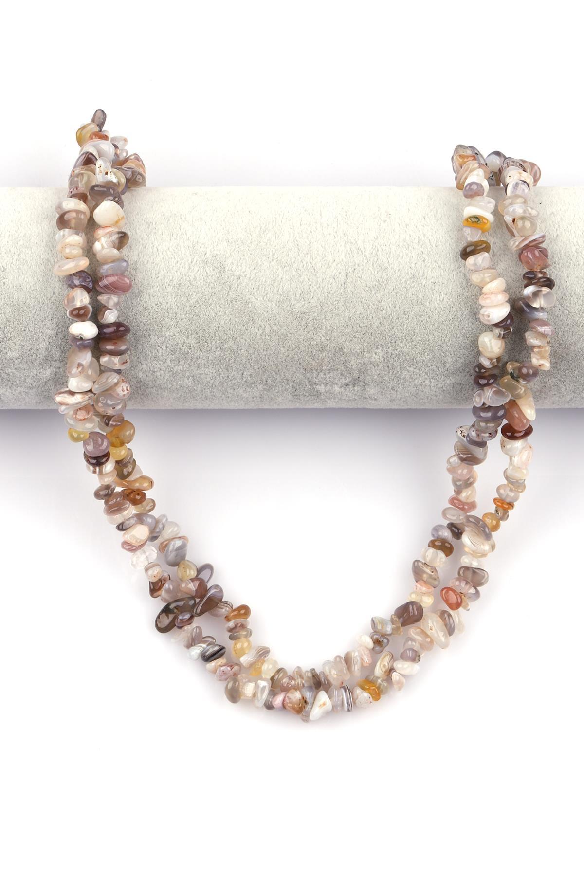 Botswana Akik  Doğal Taş Kırıktaş Dizi