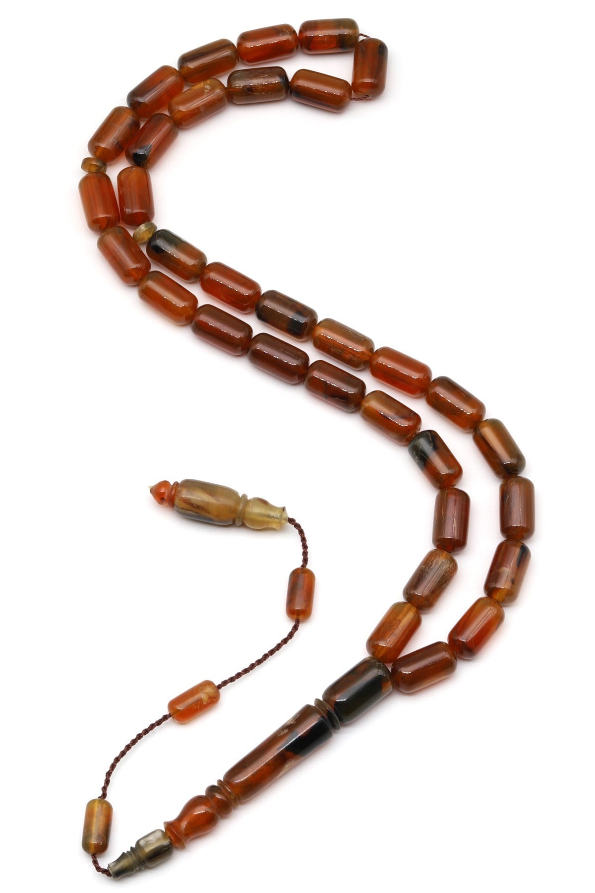 Bufalo Boynuzu Tesbih 8 x 14 mm Kapsül Kesim - T-1608