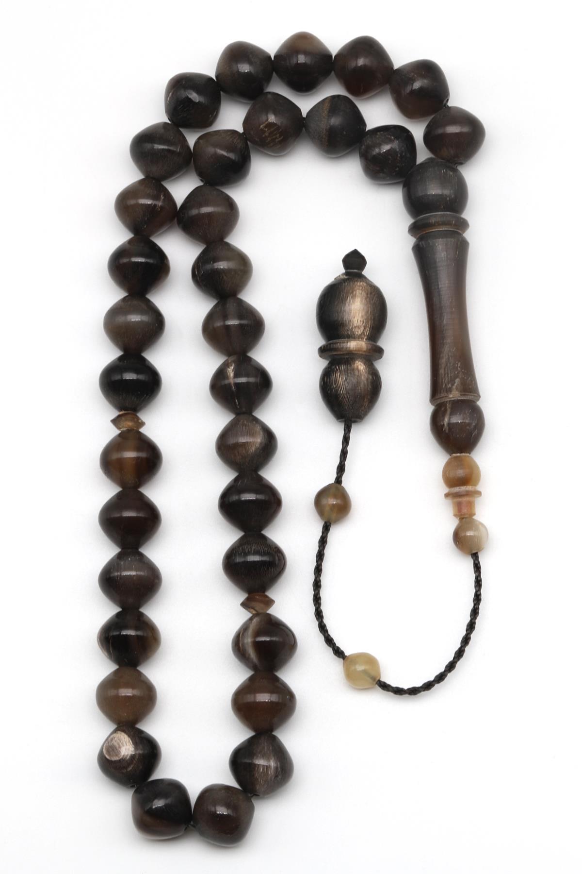 Bufalo Boynuzu Tesbih 9 x 9 mm İstanbul Kesim