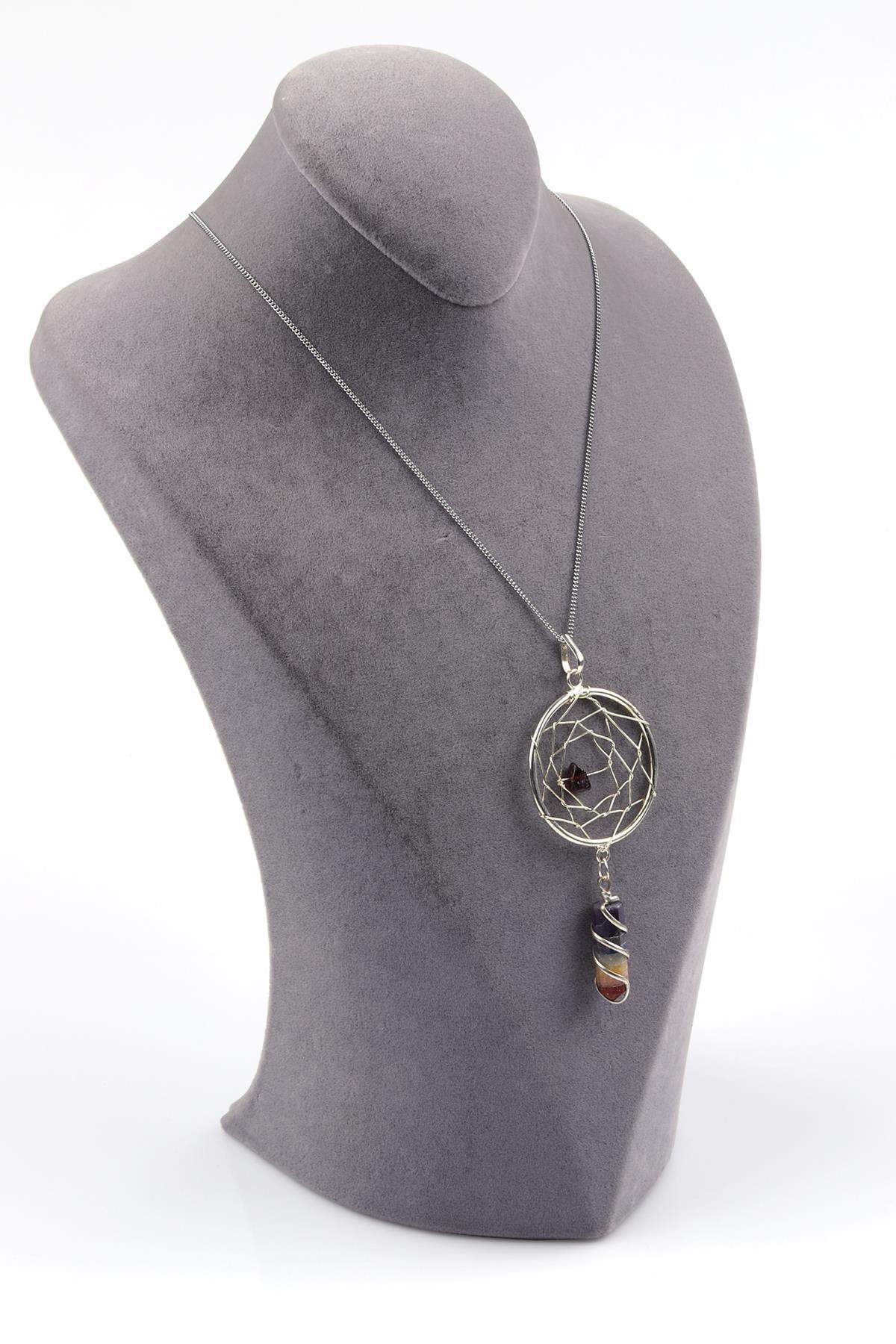 Çakra Doğal Taş Kolye