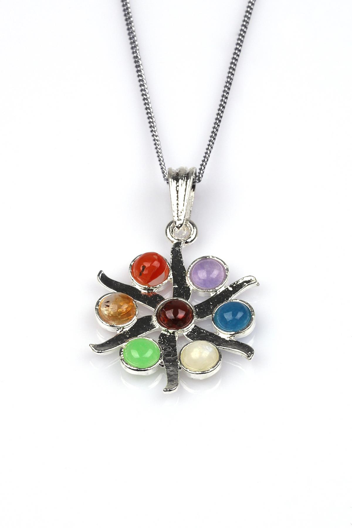 Çakra Doğal Taş Kolye